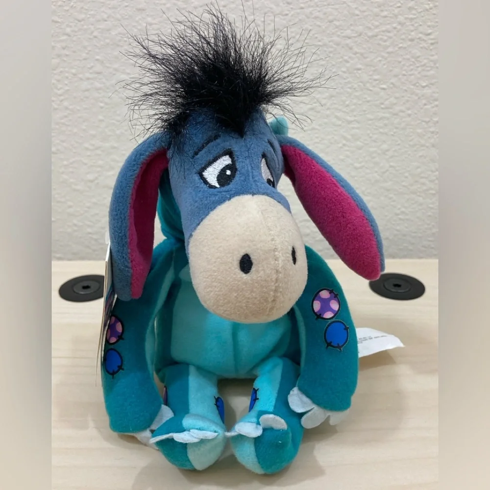Disney Eeyore Halloween Dinosaur Costume Mini Bean Bag Plush Collectible - Picture 1 of 8